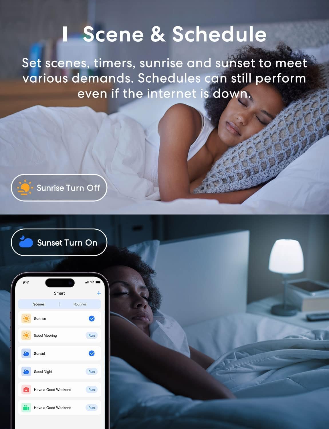 meross Smart Bulbs, E26 Smart WiFi LED Bulbs Compatible with Apple HomeKit, Siri, Alexa, Google Assistant and SmartThings, Dimmable Multicolor 2700K-6500K RGBWW, 810 Lumens 60W Equivalent, 4 Pack