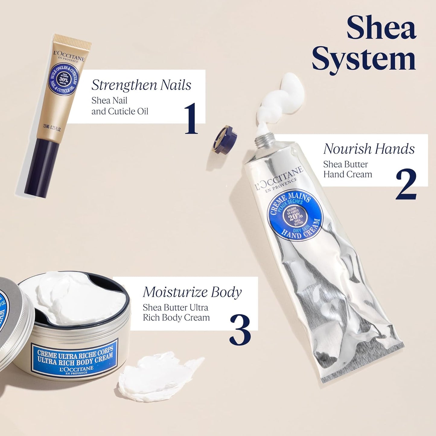L'Occitane L'OCCITANE Shea Nourishing Nail & Cuticle Oil: With 30% Shea Oil, Healthier-Looking Nails, Soften Cuticles, Strengthen Nails, 0.25 Fl. Oz