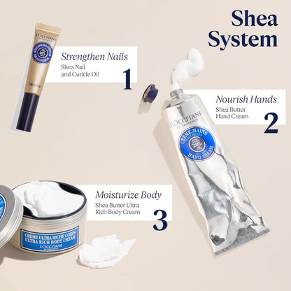 L'Occitane L'OCCITANE Shea Nourishing Nail & Cuticle Oil: With 30% Shea Oil, Healthier-Looking Nails, Soften Cuticles, Strengthen Nails, 0.25 Fl. Oz