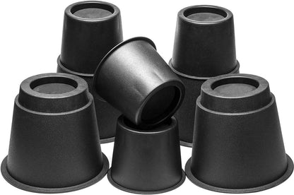MOVEONSTEP 8 x Height Risers for Furniture, Beds, Tables, Adjustable Stands 7.5, 13, and 20.5 cm Furniture Risers Supports Up to 600 kg, 8 Pieces