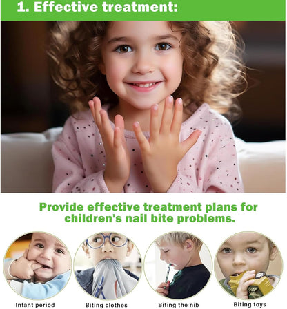 Nail Care, Nail Bite Stopper, Long Lasting Effective Solution Easy Application Long Lasting Effective Solution Easy Application, Thumb Sucking Solution for Kids
