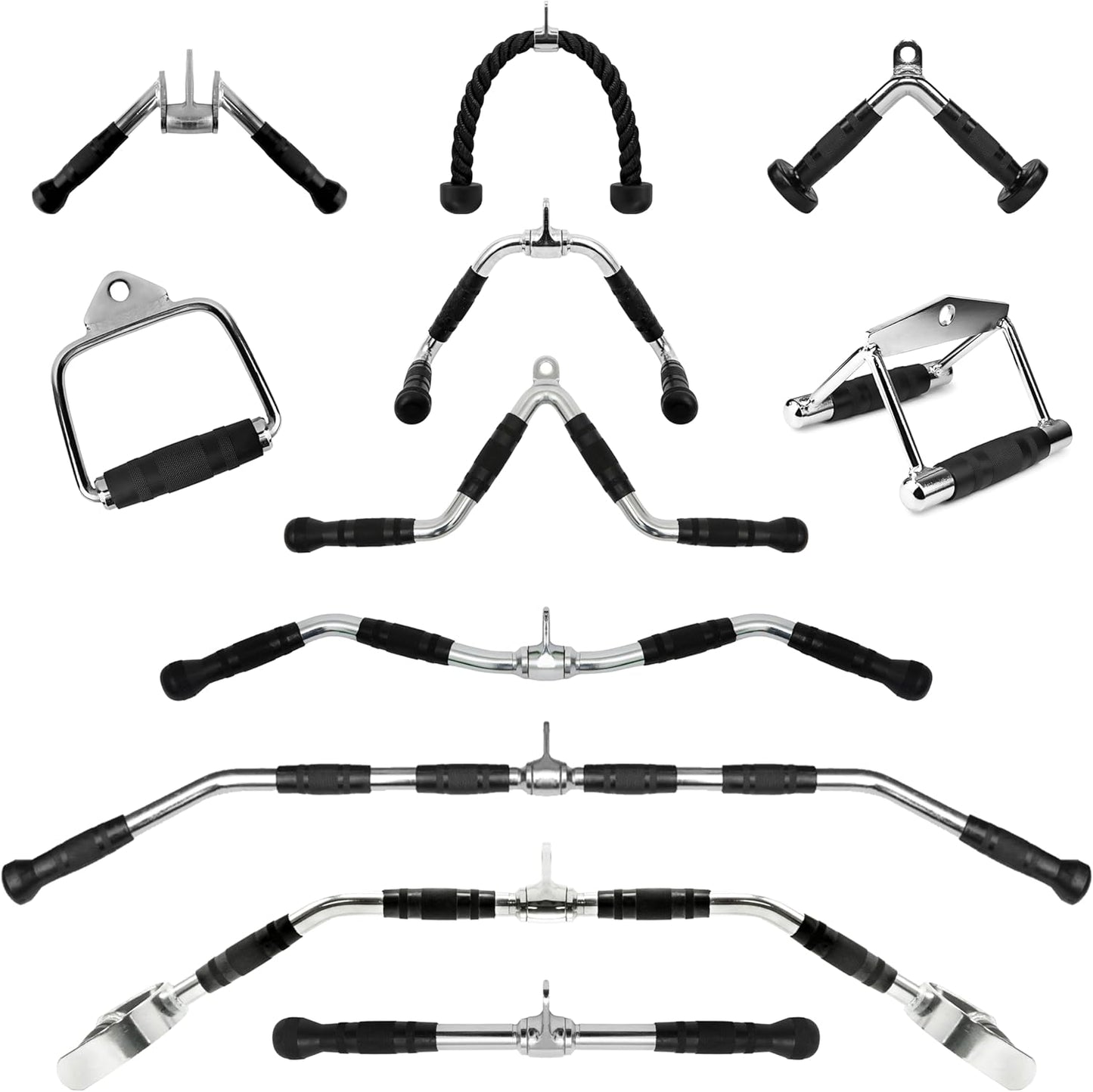 Meteor Cable Attachment, Cable Pulley Attachment, Cable Machine Accessories, LAT Pull, Cable Row, Gym Attachment