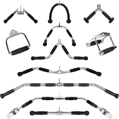 Meteor Cable Attachment, Cable Pulley Attachment, Cable Machine Accessories, LAT Pull, Cable Row, Gym Attachment