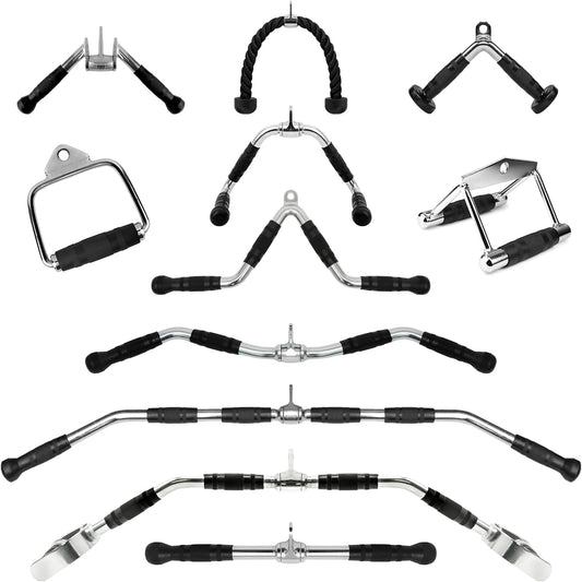 Meteor Cable Attachment, Cable Pulley Attachment, Cable Machine Accessories, LAT Pull, Cable Row, Gym Attachment