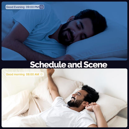 MOES Matter Smart Recessed Lighting 6 Inch, Color Changing WiFi Smart Downlight with Junction Box, 2700K-6500K CW& RGB Dimmable, Work with Apple Homekit/Alexa/Google Home, 1200lm 14W 4 Pack