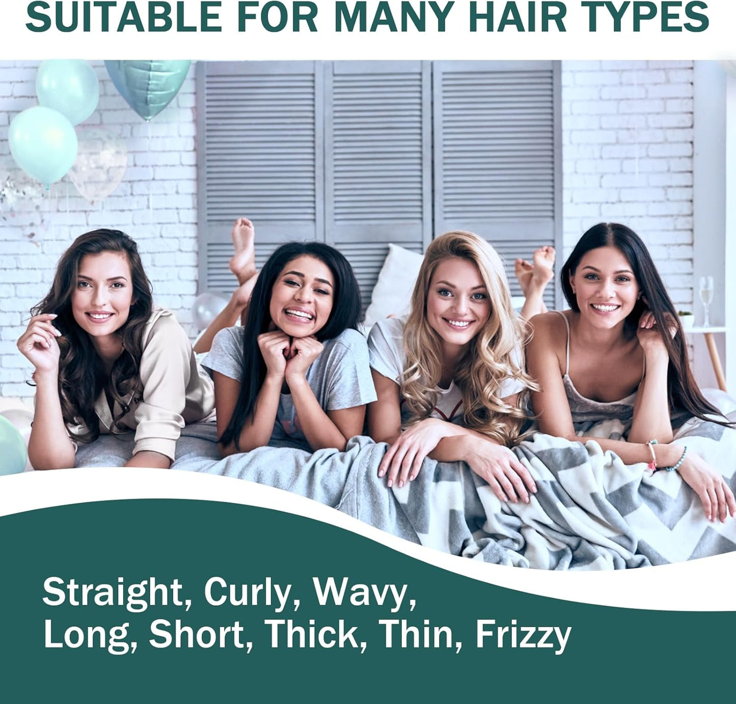 Hair Brush Set for Women Antistatic Massage Oval Air Cushion Hair Brush Round Detangling Hair Brush with Long Handle for Wet and Dry Men