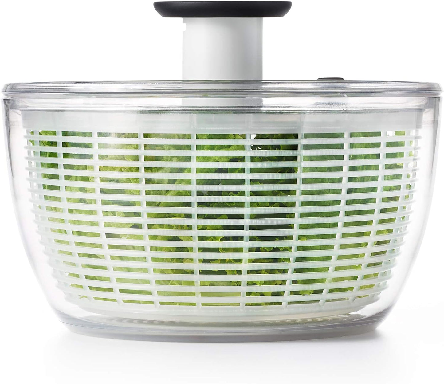 OXO Good Grips Salad Spinner, 4.0 Litre, Clear, Large