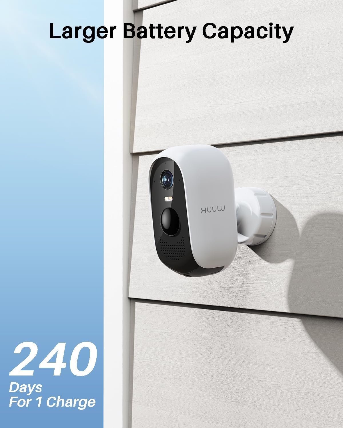 WUUK Outdoor Security Camera Wireless, 4-Cams Kit, 2K Home Security System with Base Station, 32GB Local Storage, No Monthly Fee, Compatible with Alexa, Google Home & IFTTT