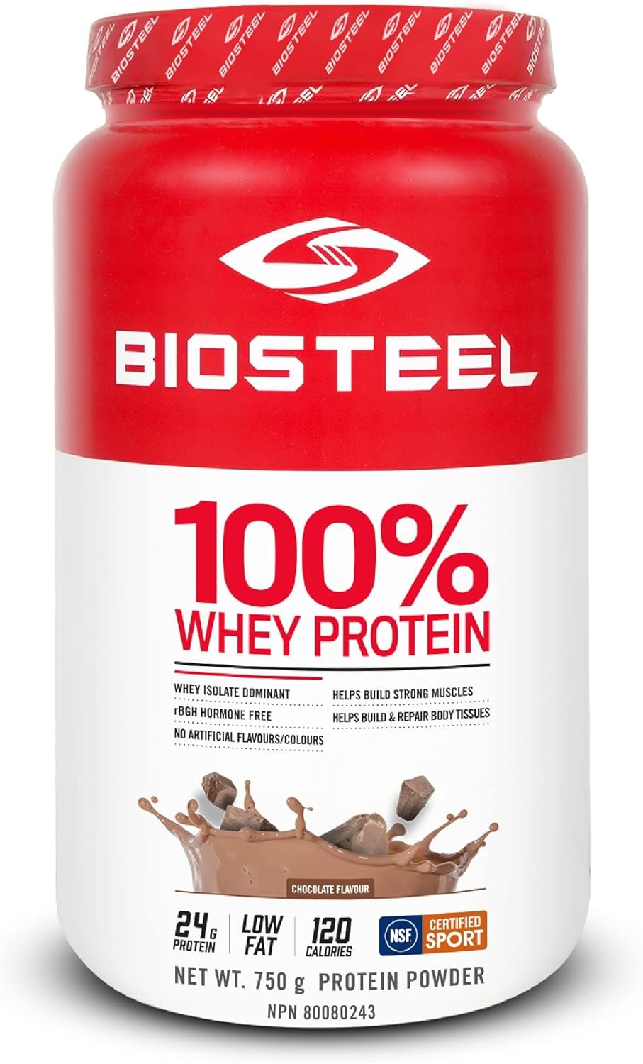 BioSteel 100% Whey Protein Powder & Hydration Mix, Great Tasting Hydration with Zero Sugar, and No Artificial Flavours or Preservatives, Pink Lemonade Flavour, 100 Servings per Tub