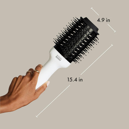 BondiBoost Blowout Brush Pro Hair Dryer & Hair Brush [75MM] - Oval Shape Hair Styler & Volumizer for Smooth/Frizz-Free Results - Great for All Hair Types - 3X Heat/Speed Options - 360° Airflow Vents