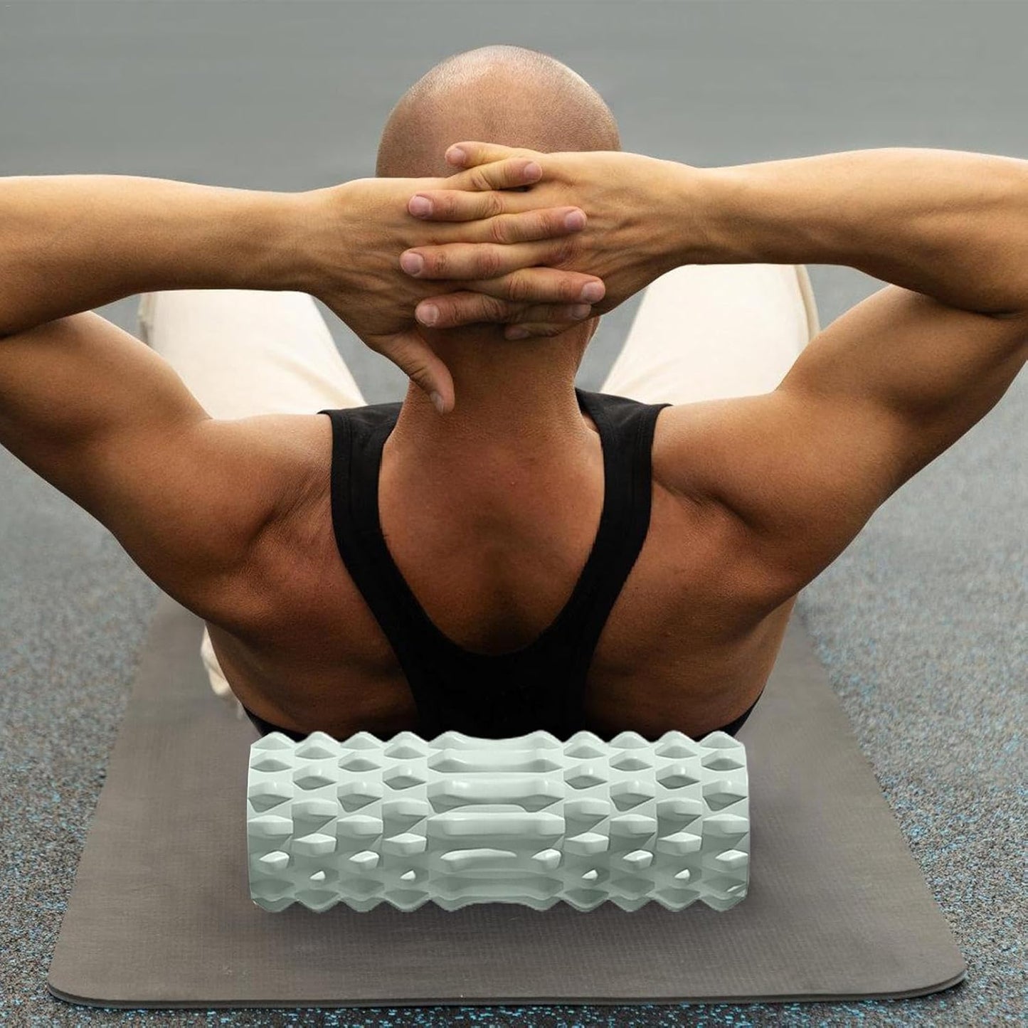 Rullo in schiuma per esercizi, massaggio muscolare, attrezzo da palestra, multifunzione, rullo per rilassamento muscolare per esercizi, massaggio, recupero muscolare