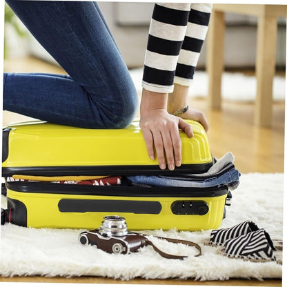 Gatuida 2pcs Plastic Suitcase Handles for Luggage Replacement Ergonomic Grip Sleek Design Lightweight for Travel Essentials and Easy Installation