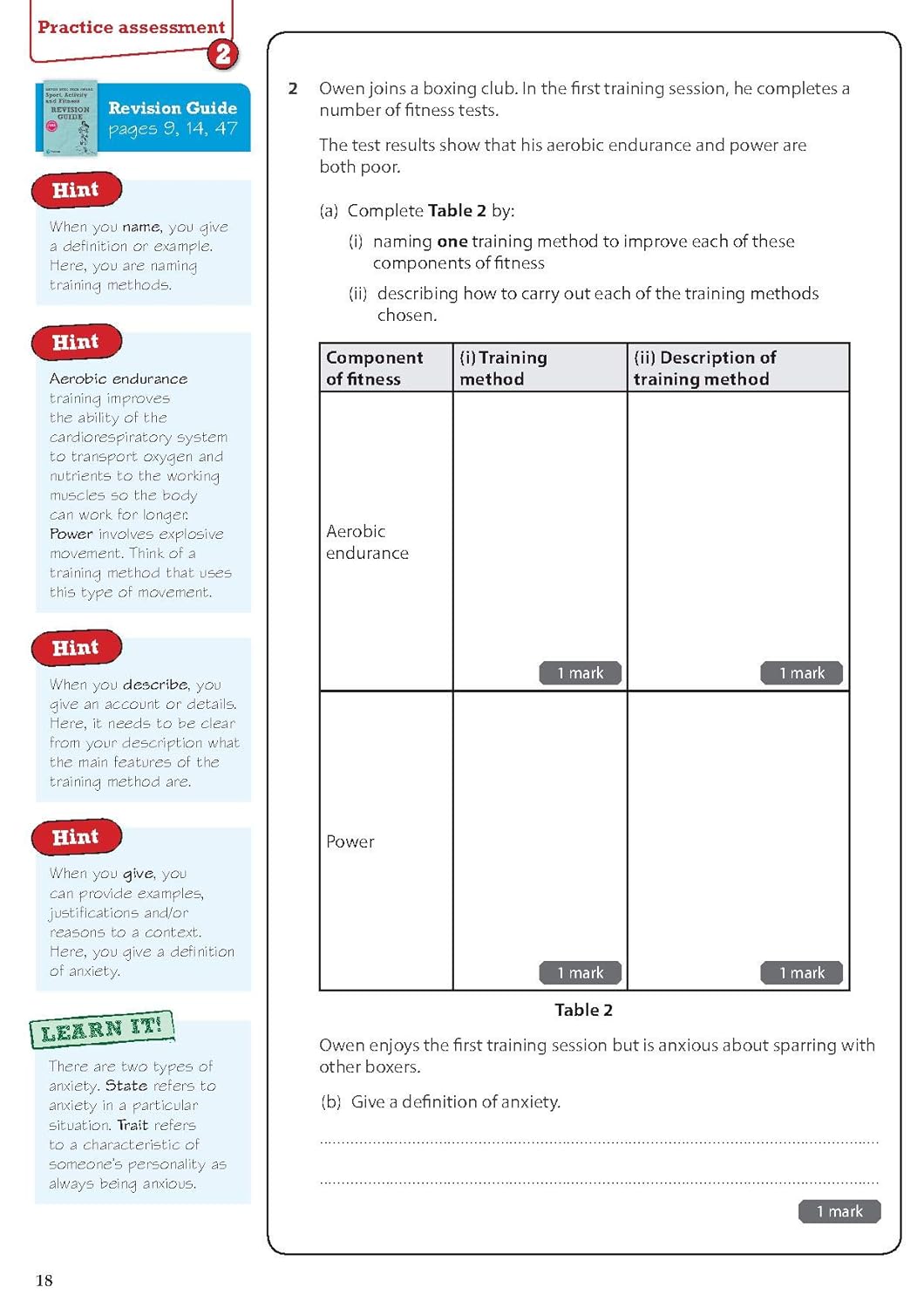 Pearson REVISE BTEC Tech Award Sport, Activity and Fitness Practice Assessments Plus