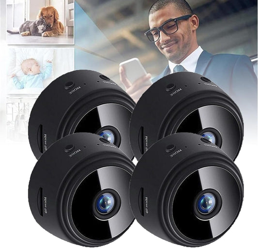 Secret Scope Camera, Secret Scope, Secret Scope Mini Security Camera, Mini Wire-Free Monitor with Night Vision Function, Outdoor Wireless 1080p HD (4Black)