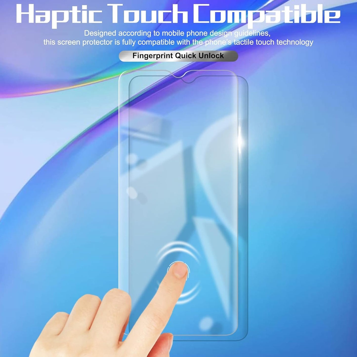 (3 Pack) Orzero Compatible for Samsung Galaxy A03s, A03, A03 Core, A02, A02s Tempered Glass Screen Protector, 2.5D Arc Edges 9H High Definition Anti-Scratch Bubble-Free