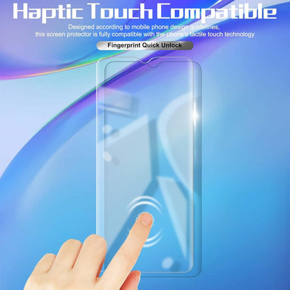 (3 Pack) Orzero Compatible for Samsung Galaxy A03s, A03, A03 Core, A02, A02s Tempered Glass Screen Protector, 2.5D Arc Edges 9H High Definition Anti-Scratch Bubble-Free
