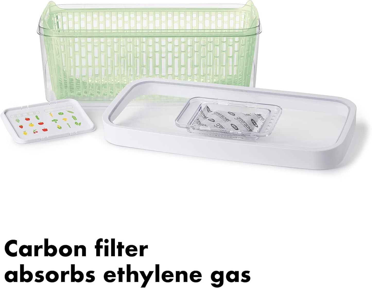 Oxo GreenSaver Produce Keeper, White, 4.7 Litre