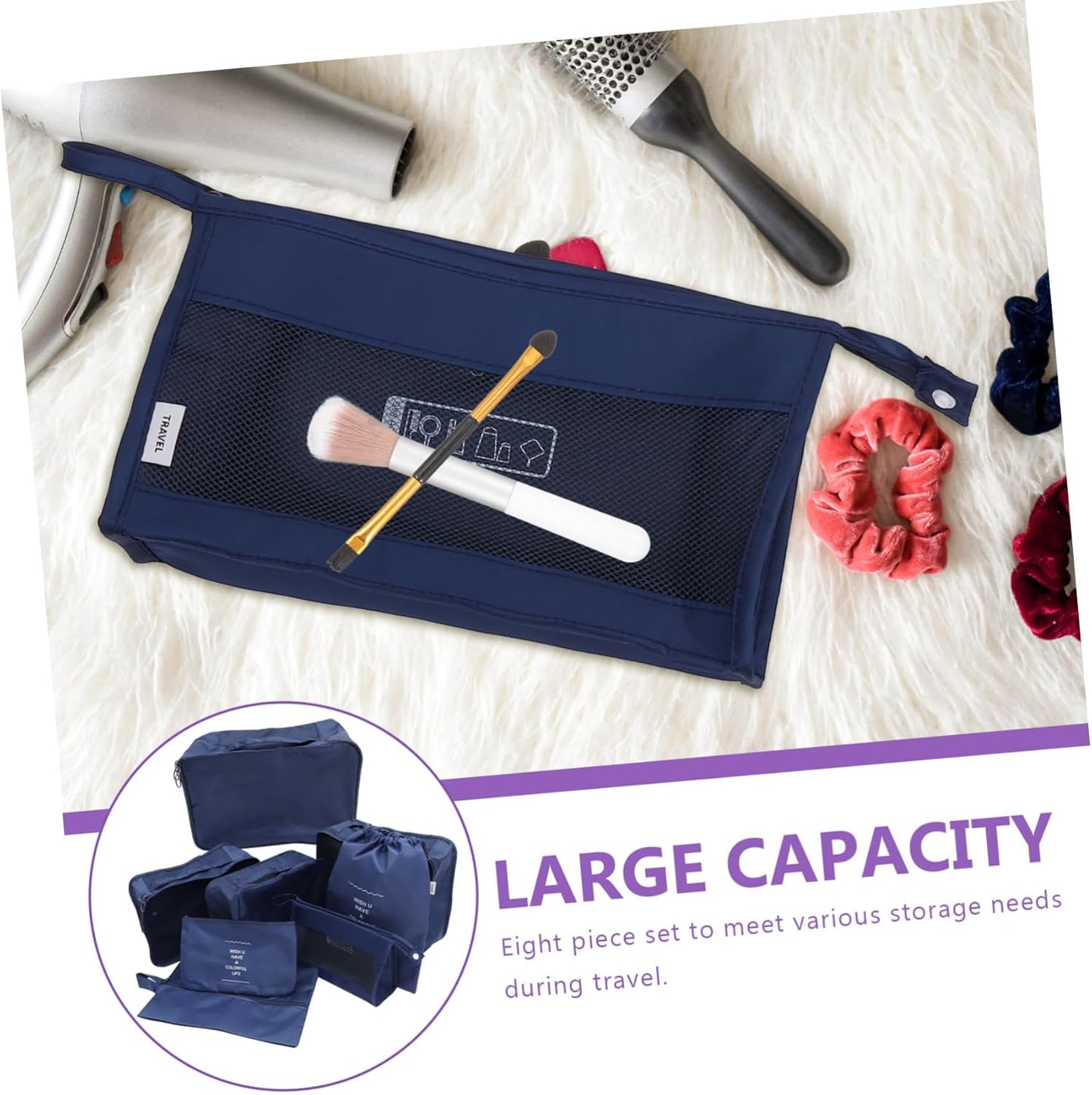 LIFKOME 1 Set Travel Packing Cubes Versatile Organizer Bags for Clothes Shoes and Toiletries Durable Design for Luggage Organization and Efficient Space Utilization