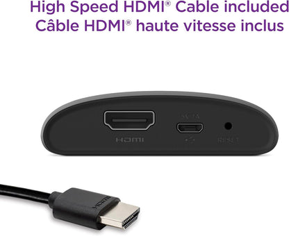 Roku Express (New, 2023) HD Streaming Device with High-Speed HDMI Cable and Simple Remote (No TV Controls), Guided Setup and Fast Wi-Fi