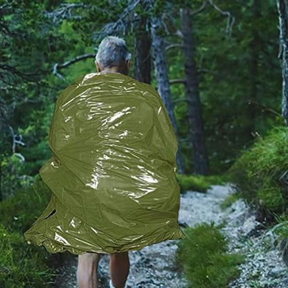 NSDSW Lightweight Emergencies Sleepings Bag Outdoor Sleep Survivals Shelter Tent for Outdoor Camping Hikings Survivals Tool