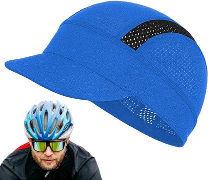 Bike Hat, Hard cap Liner, Mesh Headwear, Sun Visor Helmet, Breathable Protective Gear for Cycling Workout Skiing Fishing Construction Camping Football Hiking, 5.12x2.36 Inches