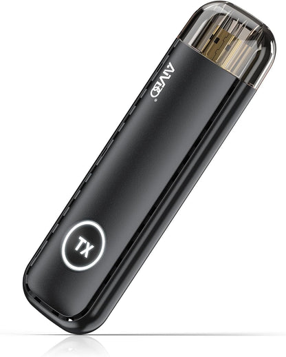 TIMBOOTECH Wireless HDMI Transmitter 4K - 5.8G Stable Streaming Video & Audio for Laptop, Camera, Cable Box, Netfix, One Click Switch, 1 RX Can Pair with 8TXs, Black