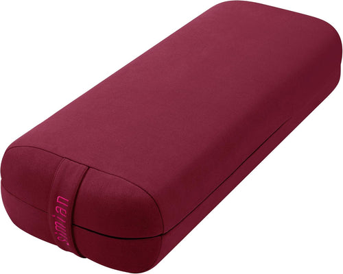Simian Yoga Bolster Pillow Premium Meditation Bolsters Supportive Rectangular Cushion with Skin-Friendly Velvet Cover Washable, Support Cushions Bolster Pillows for Restorative Yoga,Yin Yoga…