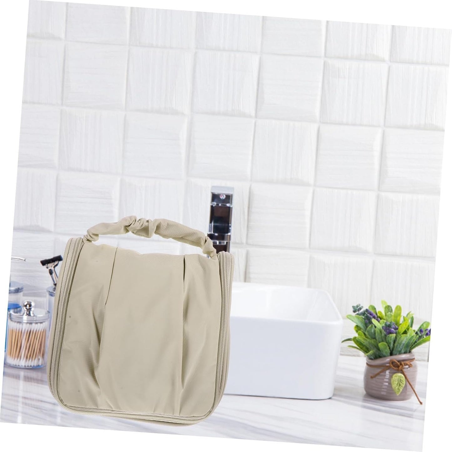 BESTYASH Travel Cosmetic Bag Large Capacity Makeup Organizer Portable Toiletry Bag for Travel Easy for Toiletries and Cosmetics