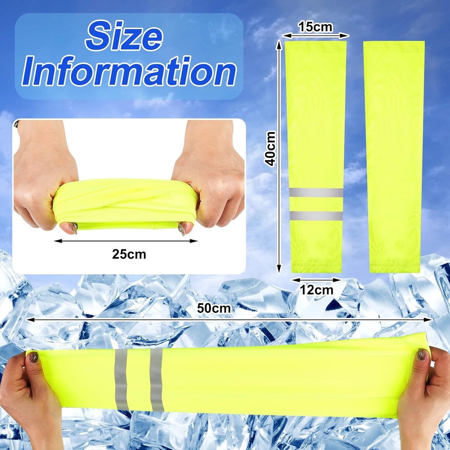 SATINIOR 6 Pairs UV Sun Protection Arm Sleeves Cooling Compression Arm Sleeves for Women Men Golf Outdoor Sports