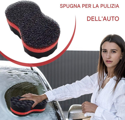 Car Sponge, Cotton Applicator Pads, Honeycomb Wax Buffing Sponges, Detail Cleaning and Polishing Tool, Durable Auto Care Accessories, Ideal for Car Wash, Detailing, Maintenance