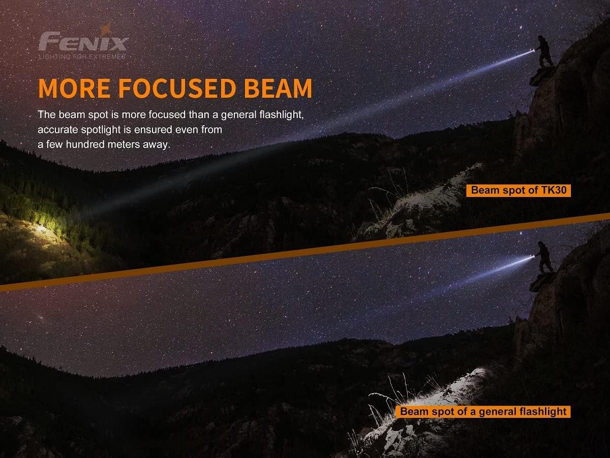 Fenix TK30 Class 1 White Laser Tactical Flashlight ** Canadian Edition