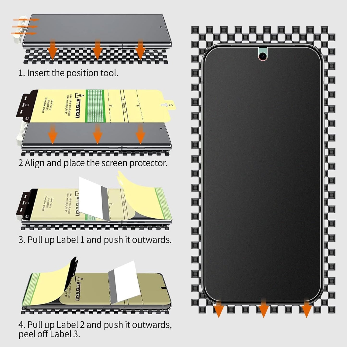 QUESPLE 2 Pack for Google Pixel 9 Pro XL Anti-Glare Matte TPU Screen Protector 6.8 Inch, Smooth and Responsive Touch Screen Protector Film for Gamming, [Support Fingerprint Unlock] [Self-Healing] [Not Glass]