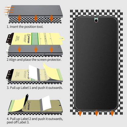 QUESPLE 2 Pack for Google Pixel 9 Pro XL Anti-Glare Matte TPU Screen Protector 6.8 Inch, Smooth and Responsive Touch Screen Protector Film for Gamming, [Support Fingerprint Unlock] [Self-Healing] [Not Glass]