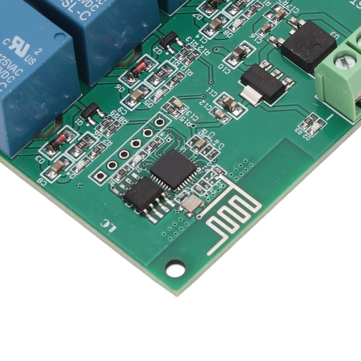 4 Channel Relay Module ESP8266 Chip PCB APP Control Quad Smart Relay Board for Electronic Equipment(DC 12V)