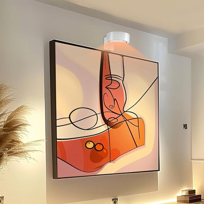 Frame Lights for Wall, Smart Control Wireless Battery Operated Wall Lights with Timer and Adjustable Brightness, Versatile Art Lighting for Home, Living Room, Bedroom, Dining Room, and Decor