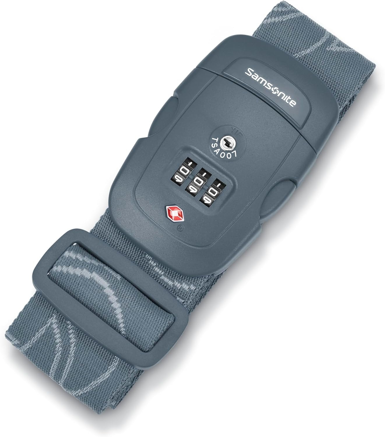 Samsonite 3-Dial Combination Lock, TSA Approved Travel Lock, State Blue, Slate Blue, Samsonite Lock and Security Accessories