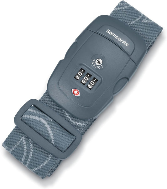 Samsonite 3-Dial Combination Lock, TSA Approved Travel Lock, State Blue, Slate Blue, Samsonite Lock and Security Accessories