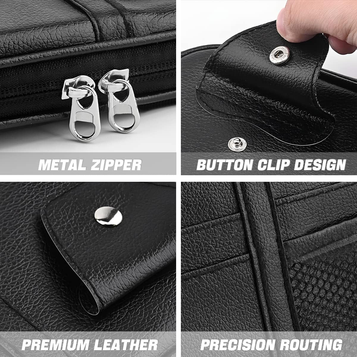 Car Sun Visor Organizer, Sunglass Holder and Storage Pocket, Card Cash Pouch with Multi-Pocket Net Zipper, Case Bag for License Pen Key, Auto Interior Accessories for Truck, SUV, Van (Purple)