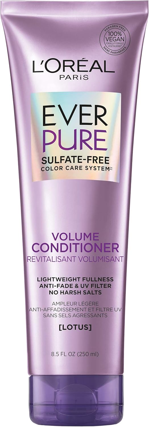 L'Oreal Paris Ever Pure Volume Conditioner, 8.5 Ounce