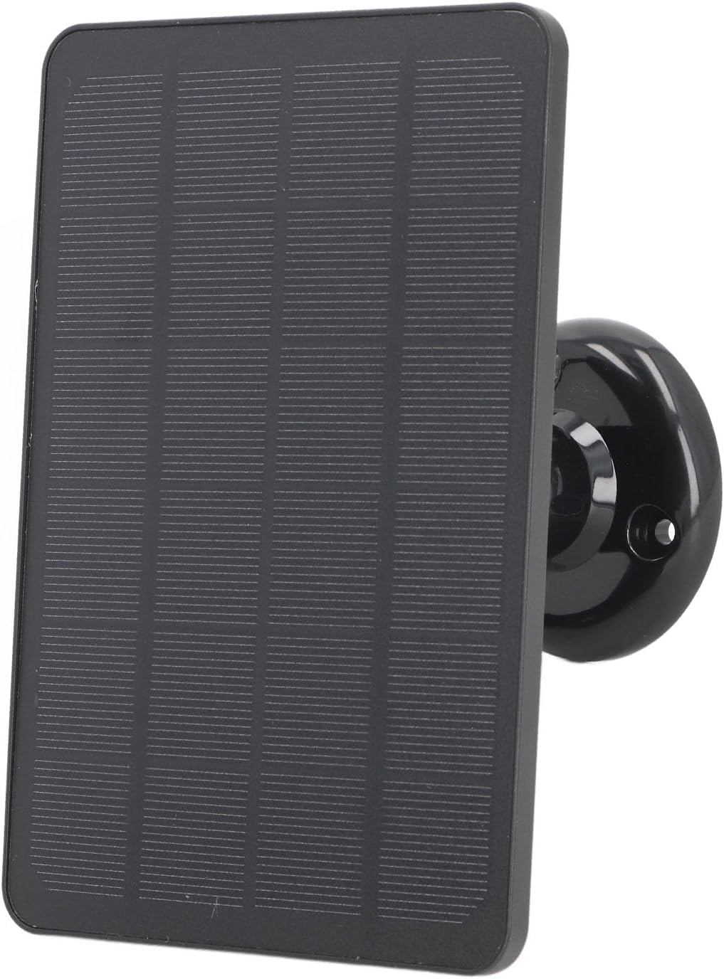10W Solar Panel , IP65 Waterproof Monocrystalline Silicon Portable Solar Powered Kit with Bracket, Continuous Solar Power Supply for Cameras (Black)