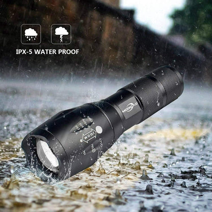Tactical Flashlights 5 Pack Light Torch Flashlight Brightest LED Flashlight with 5 Modes Adjustable Waterproof Flashlight for Biking Camping