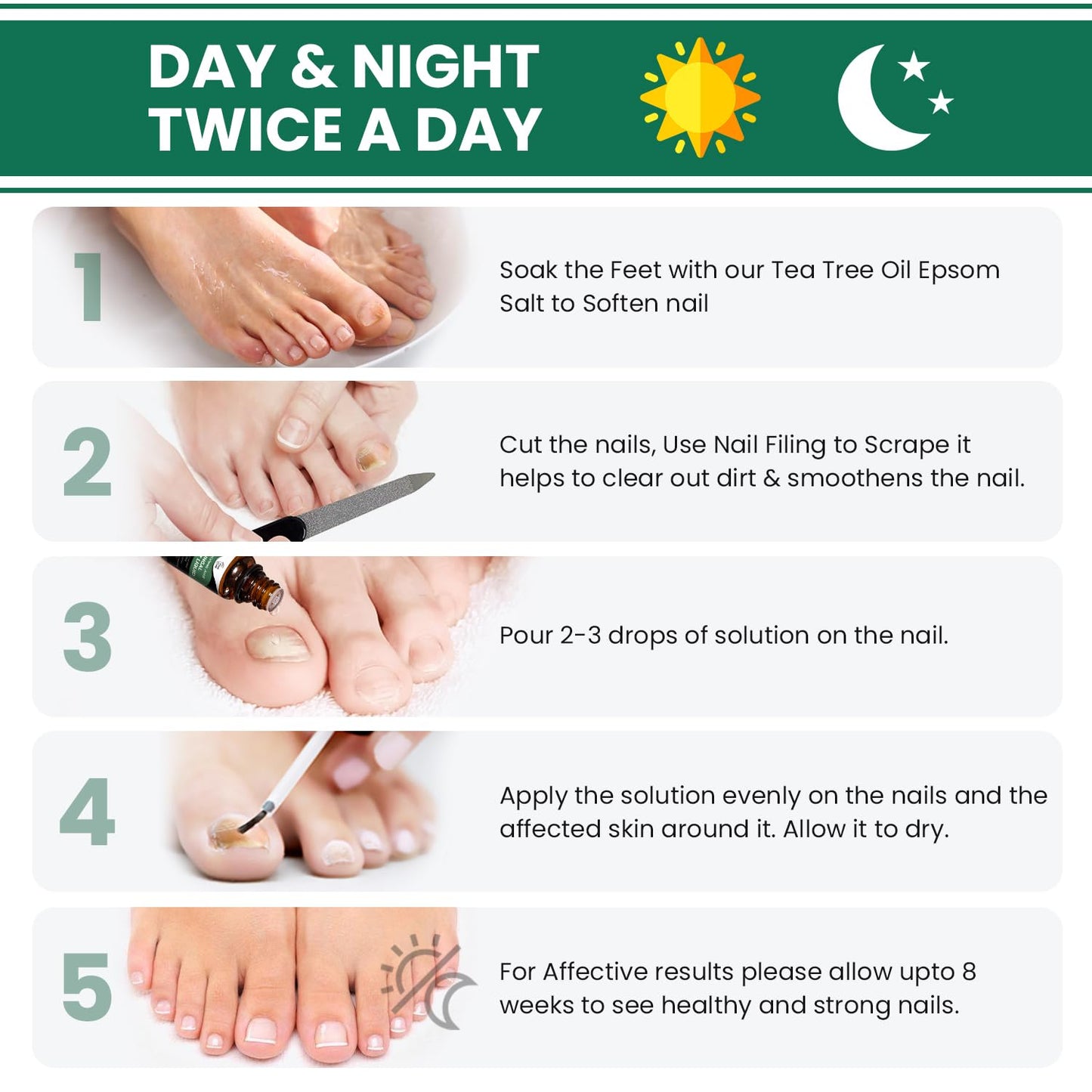 Toenail Fungus Treatment Extra Strength - Best nail fungus treatment for fingernails, nail repair, toenail softener, yellow toenail treatment, ingrown nails and foot fungus treatment extra strength