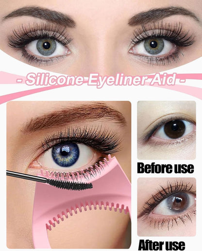 KGDUYC 1 Piece Eyeliner Model- Eyelash Model, Multifunctional Eye Makeup Comb Auxiliary Eyeliner Makeup Accessories Accessory for Applying Mascara