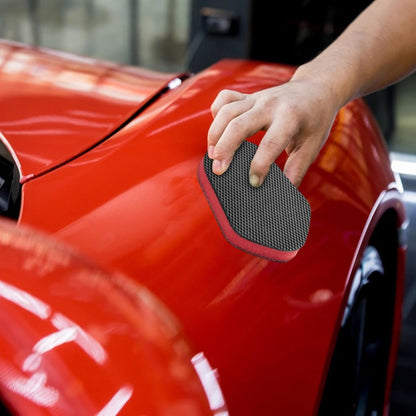 Vehicle Tire Shine Applicator, Multifunctional Polishing Pad, 4.72 x 3.15 x 1.77 Inches, Fine Detailing Tool, Car Wash Sponge for Vehicles Paint, and Wheel Hub Cleaning, Multicolour