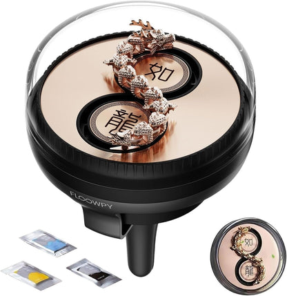 Air Freshener for Car | Wind Power Aromatherapy | Dynamic Dragon Rotating Aromatherapy Decoration for Home Room Kitchen Bedroom
