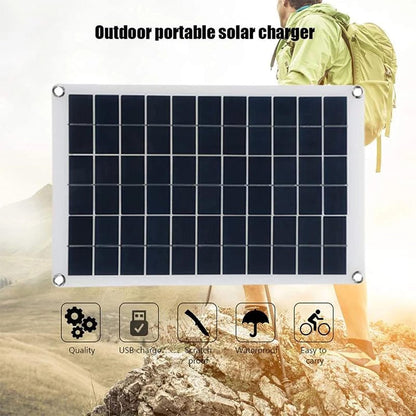 2Pcs 250W/500W Solar Panel Kit 12V USB with 100A Controller Flexible Monocrystalline Solar Power System Charger for Car RV Boat Battery Charger
