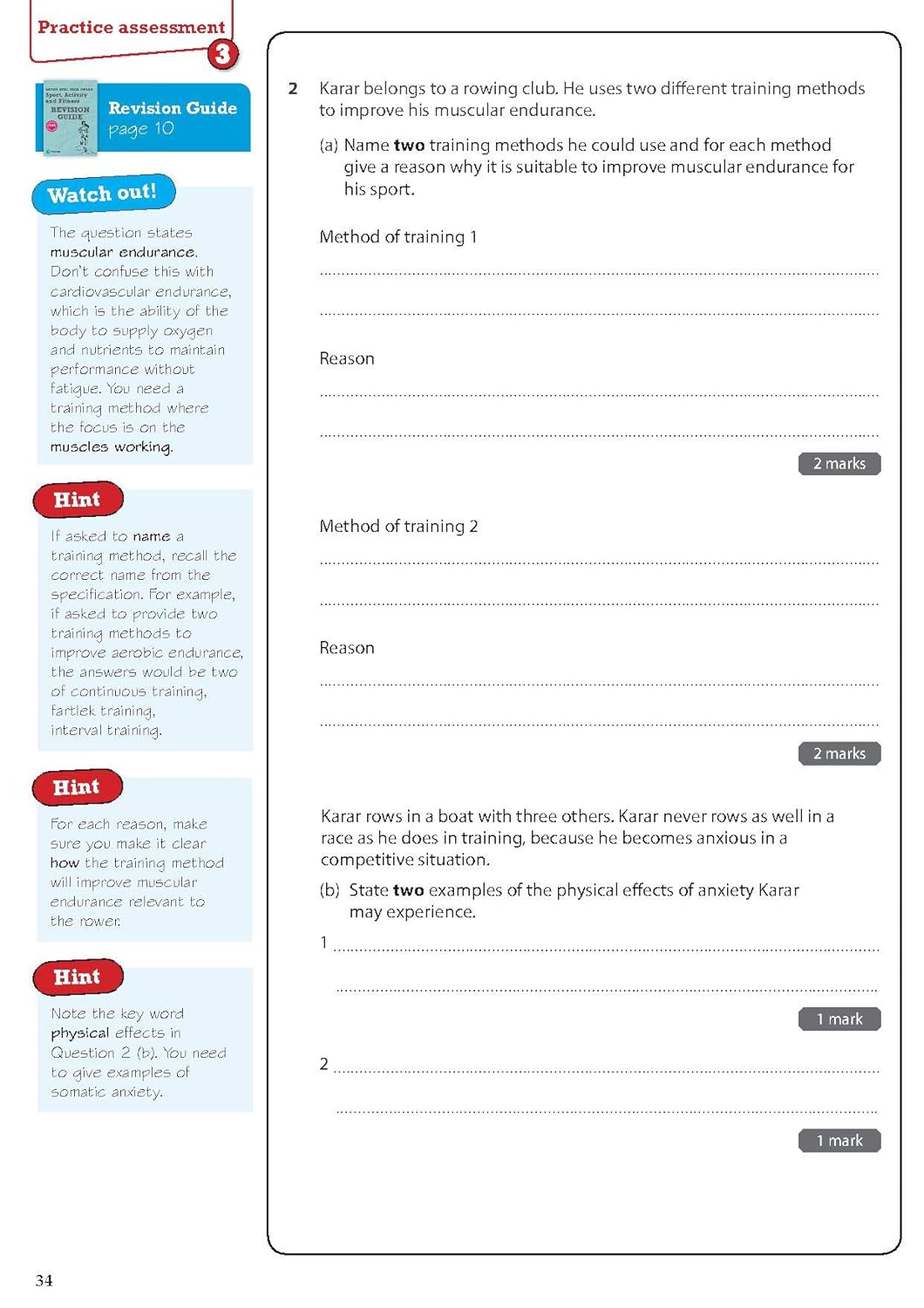 Pearson REVISE BTEC Tech Award Sport, Activity and Fitness Practice Assessments Plus