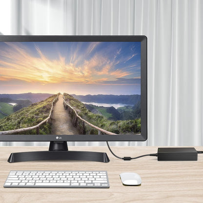 POWSEED 19V Replacement AC Adapter Power Cord Charger for LG Electronics 19" 20" 22" 23" 24" 27" 34" Monitor LCD LED HD TV Widescreen,Flatron IPS236V, IPS236-PN, E2750VR-SN Power Supply Cord Charger