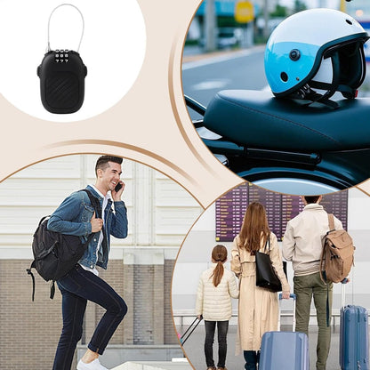 Retractable Locker - Steel Cable Ski Lock | Steel Cable Ski Lock | Luggage Padlocks | Security Password Lock Combination Padlocks | Snowboard Security Device for Luggage, Stroller