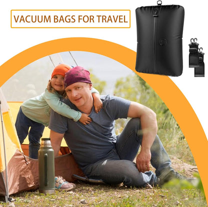 Vacuum Compression Bags,Reusable Space Saver Organizer Bags | Waterproof Travel Accessories, Space-Saving Home Organization for Swimwear Packing Seasonal Clothing Storage